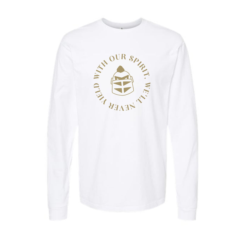 The With Our Spirit Circle | White Long Sleeve