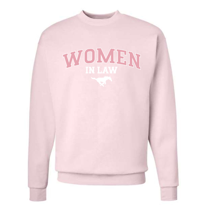 The Women In Law Arch | Adult Pale Pink Crewneck Sweatshirt