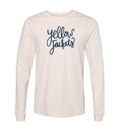 The Yellow Jackets Script | Natural Long Sleeve