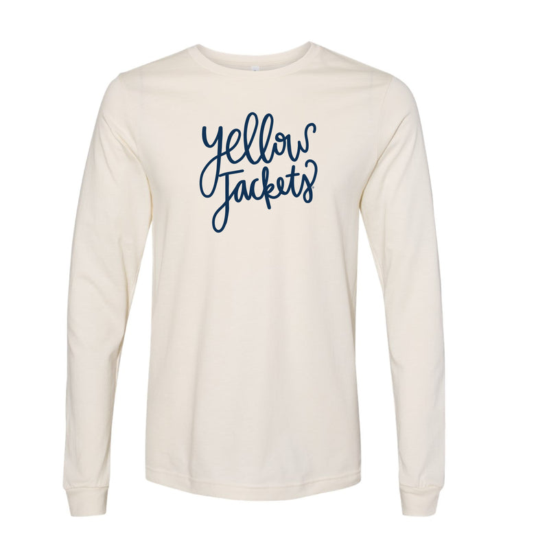 The Yellow Jackets Script | Natural Long Sleeve