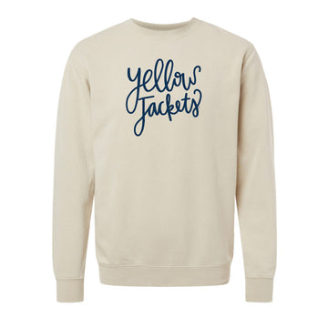 The Yellow Jackets Script | Pigment Ivory Sweatshirt