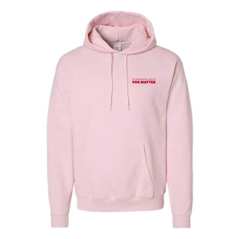 The You Matter | Pale Pink Hooded Sweatshirt