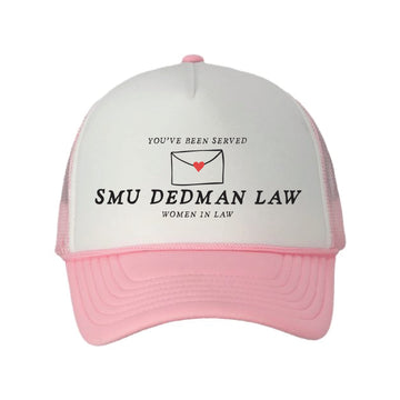 The You've Been Served | White/Pink Foam Mesh-Back Trucker Cap