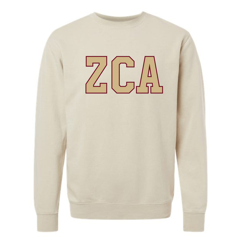 The ZCA Block | Adult Pigment Ivory Crewneck Sweatshirt