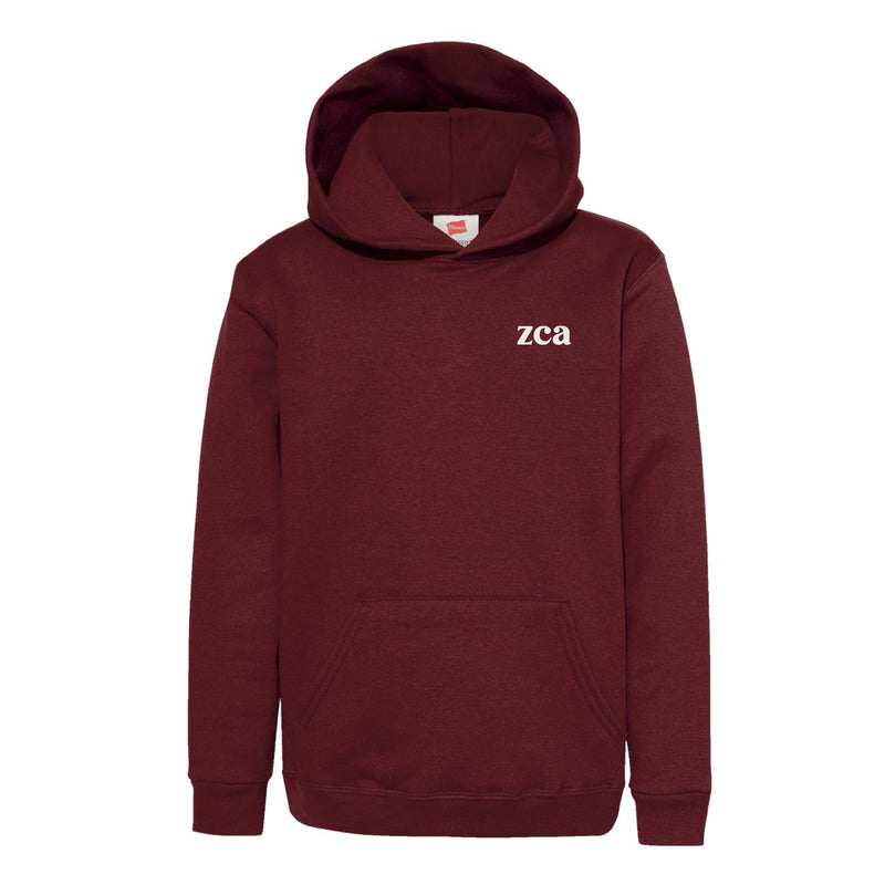 The Zion Verse | Maroon Youth Hooded Sweatshirt