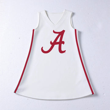 The University of Alabama | White V-Neck Cheer Dress