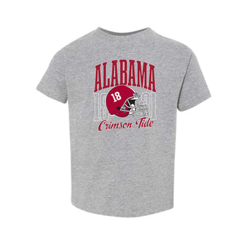 The Alabama Crimson Tide Football Helmet | Toddler Heather Tee