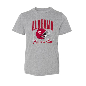 The Alabama Crimson Tide Football Helmet | Youth Heather Tee