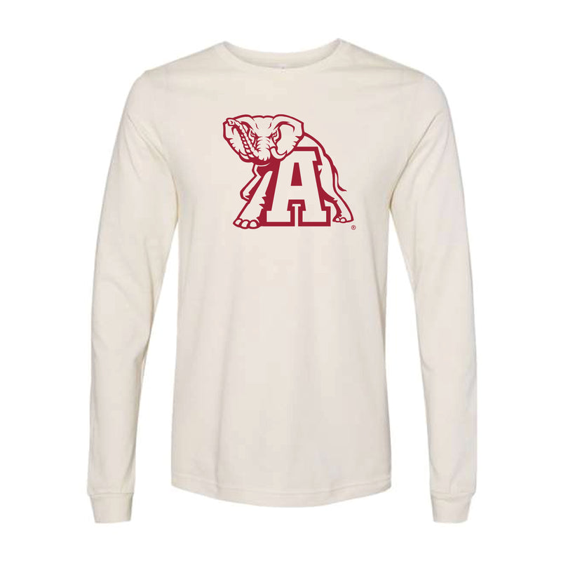 The Alabama Elephant A Outline | Natural Long Sleeve