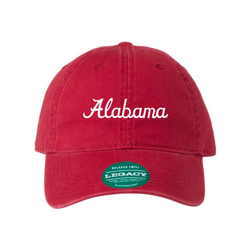 The Alabama Script Embroidered | Cardinal Legacy Dad Hat