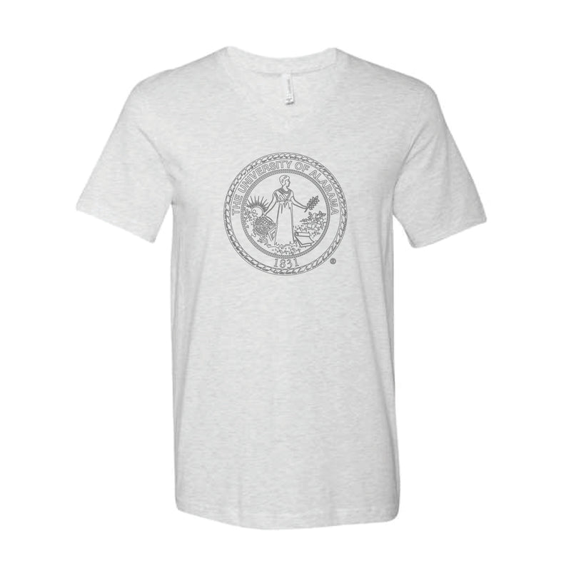 The Alabama Seal | Ash V-Neck Tee