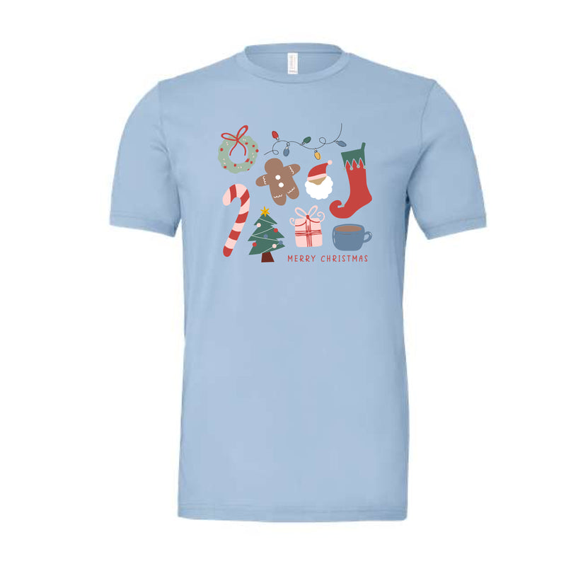 The All Things Christmas | Baby Blue Tee