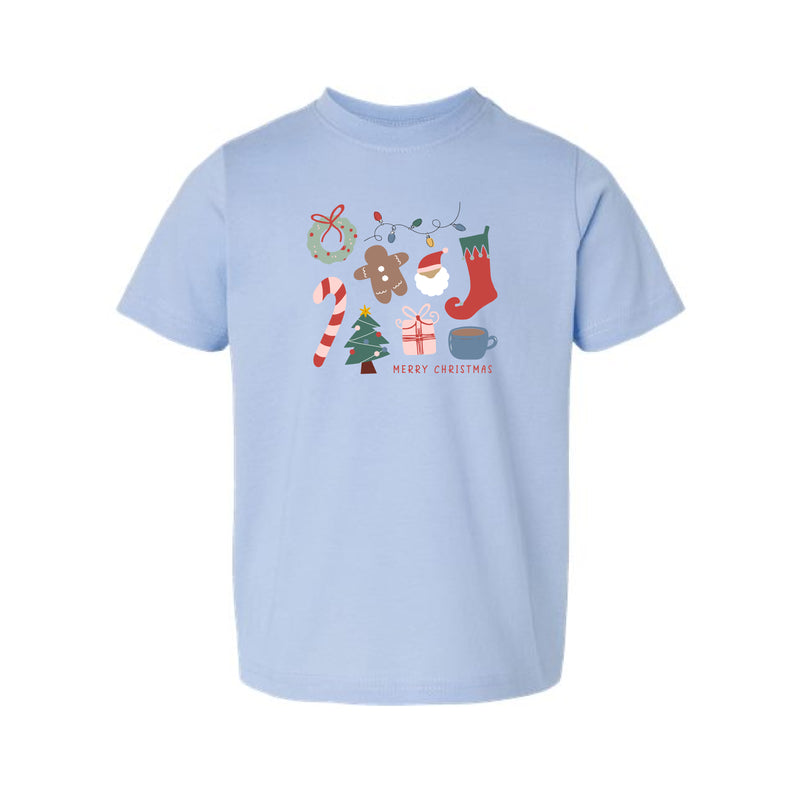 The All Things Christmas | Light Blue Toddler Tee