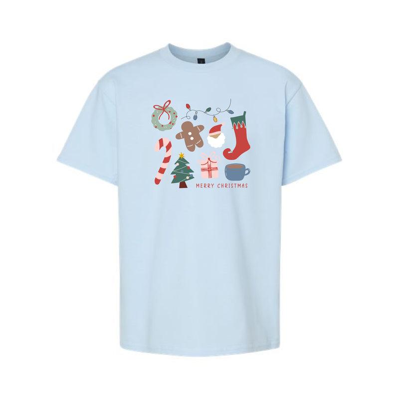 The All Things Christmas | Light Blue Youth Tee