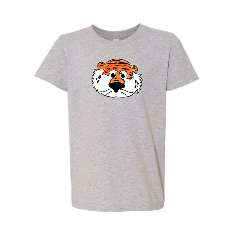 The Aubie Head | Youth Athletic Heather Tee