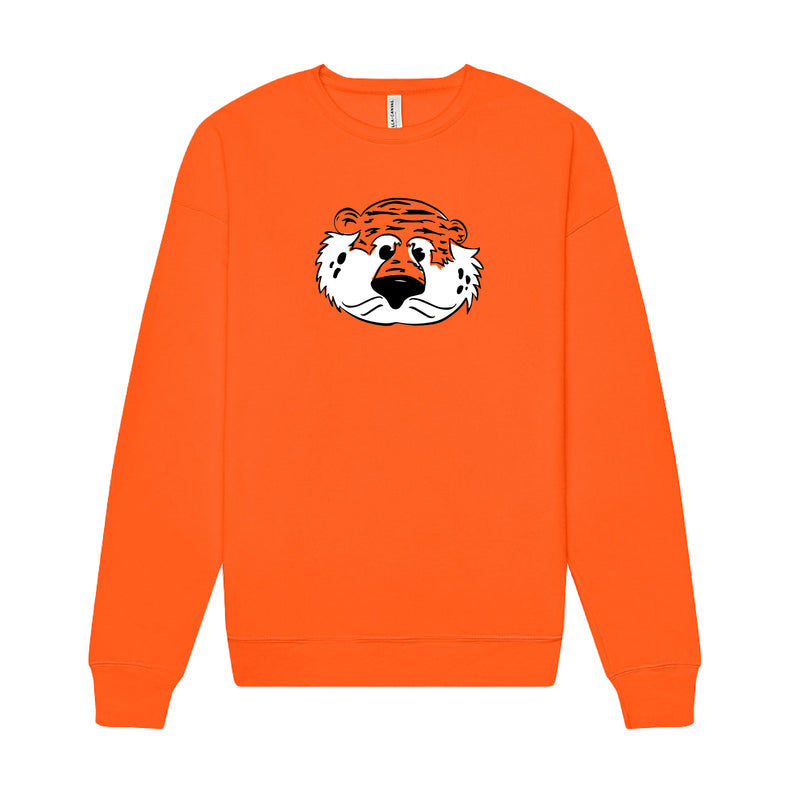 The Aubie Head | Orange Sweatshirt