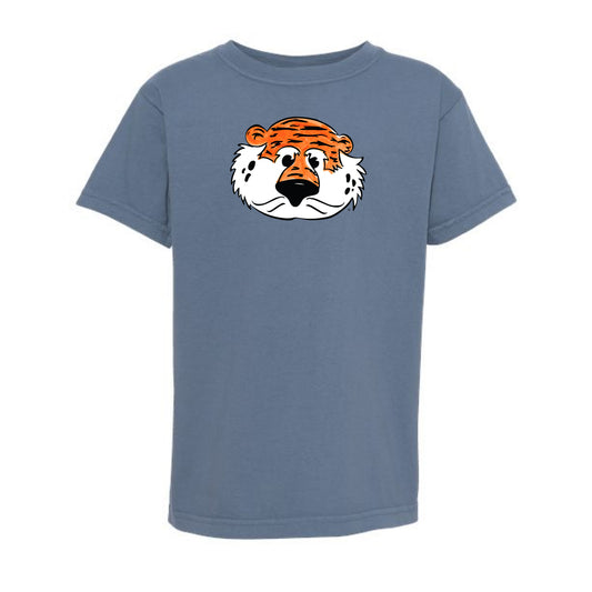 The Aubie Head | Youth Blue Jean Tee