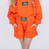 The Ava Airy Shorts War Eagle Woven Label | Youth Orange