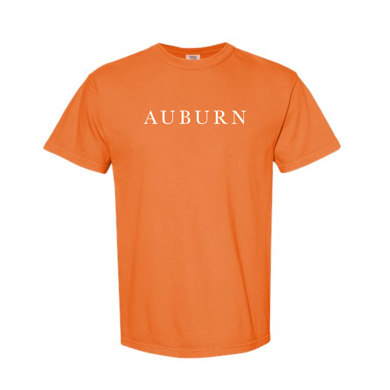 The Auburn Serif | Burnt Orange Tee