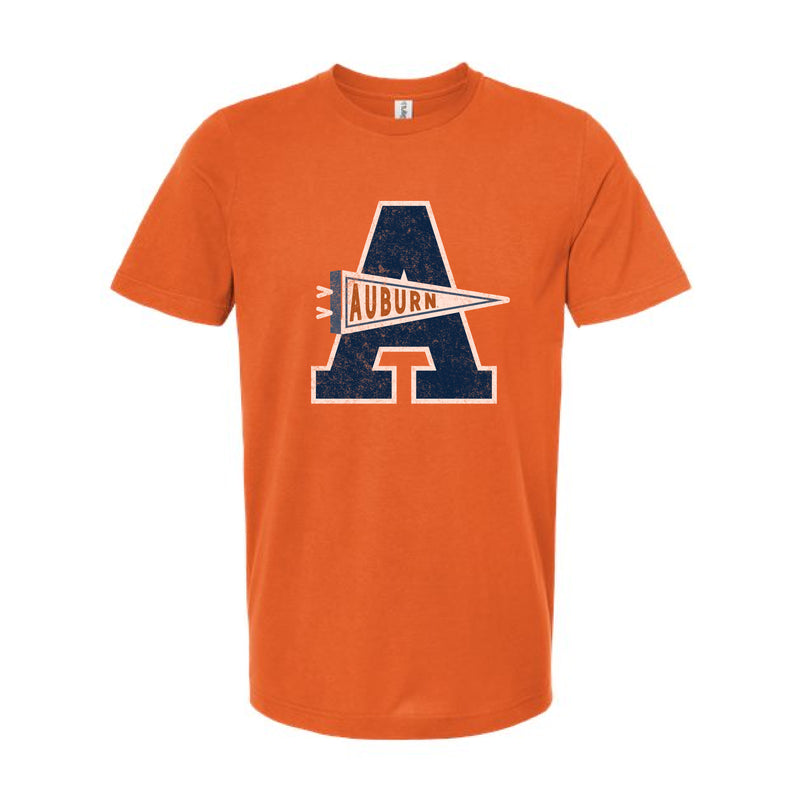 The Auburn Pennant A | Orange Tee