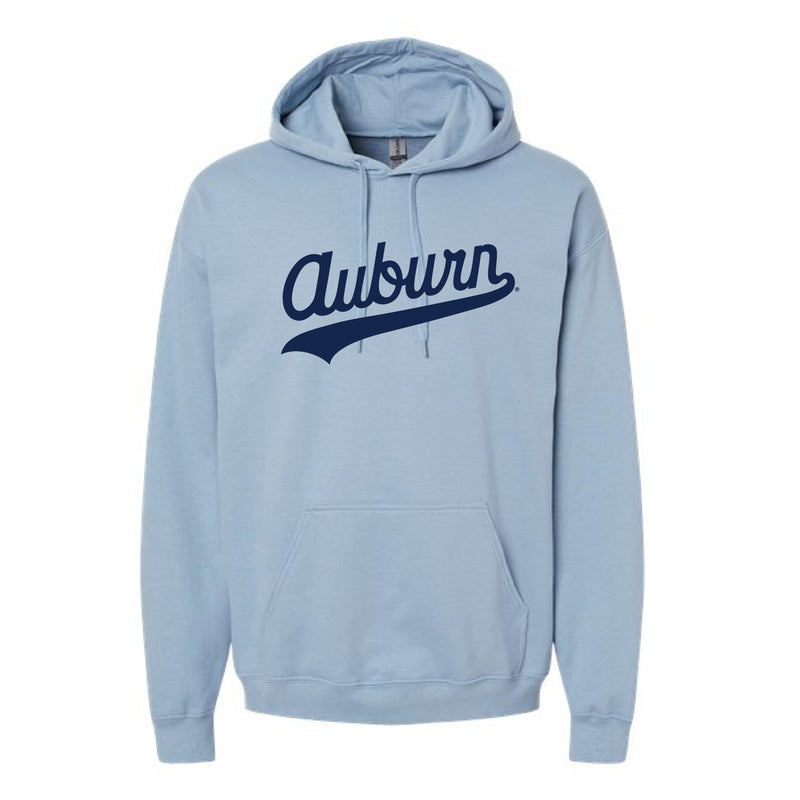The Auburn Script Logo | Stone Blue Hoodie