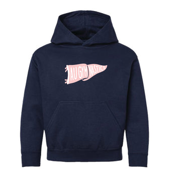 The AU Gymnastics Flag | Youth Navy Hoodie