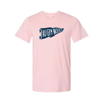 The AU Gymnastics Flag | Heather Pink Tee