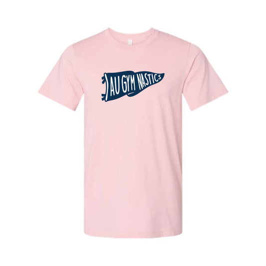 The AU Gymnastics Flag | Heather Pink Tee