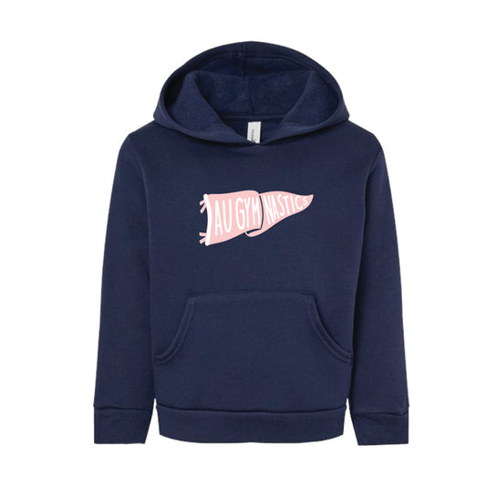 The AU Gymnastics Flag | Toddler Navy Hoodie