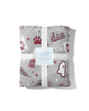 The Mississippi State Flannel Fleece Blanket | Gracefully Made