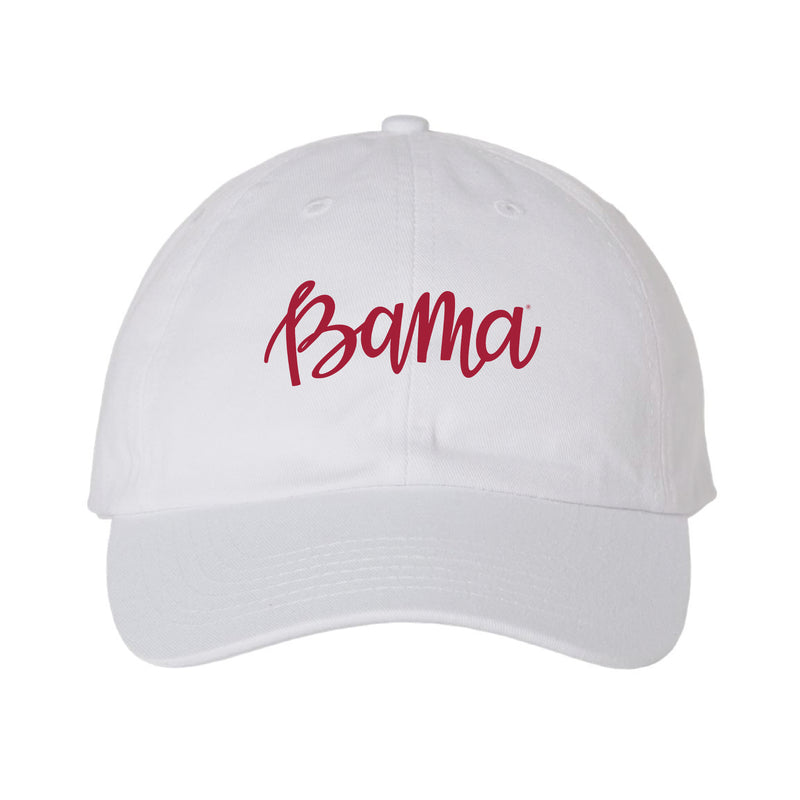 The Bama Script | White Dad Hat