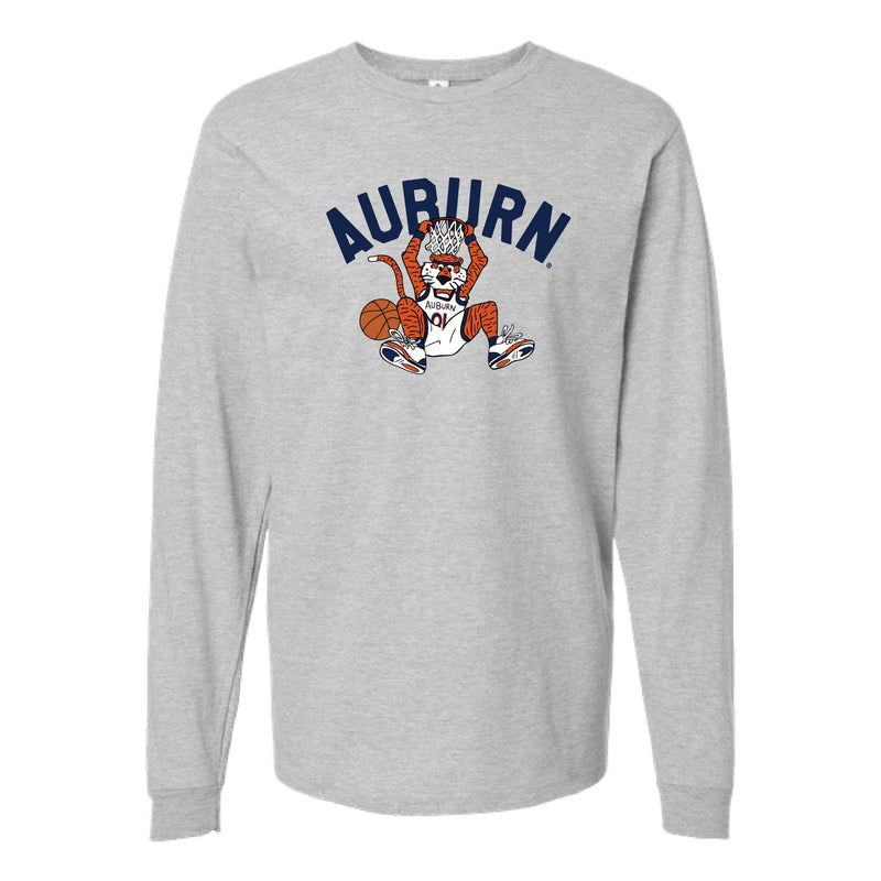 The Basketball Aubie | Heather Grey Long Sleeve