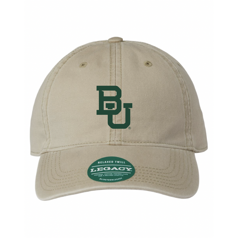 The BU Logo | Khaki Dad Hat
