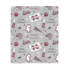 The Mississippi State Flannel Fleece Blanket | Gracefully Made