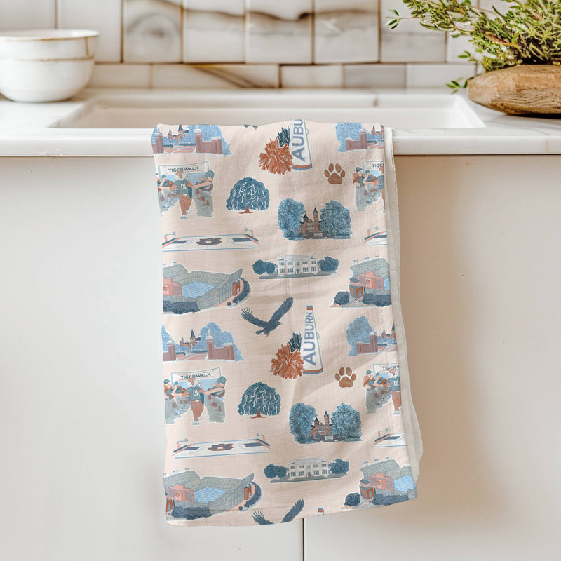 The Auburn University Tea Towel