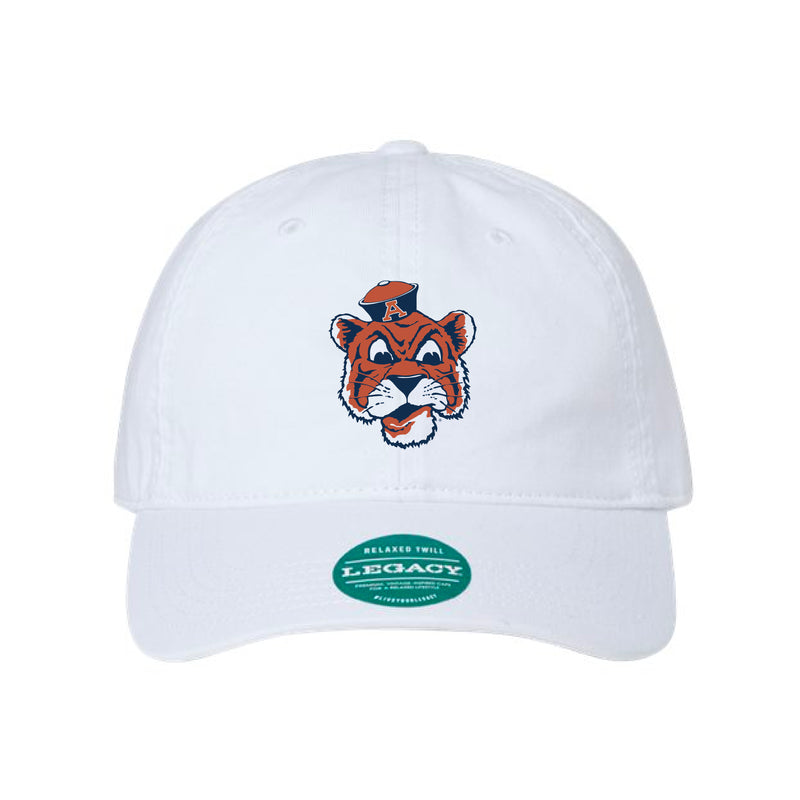 The Beanie Tiger Embroidered | White Legacy Dad Hat