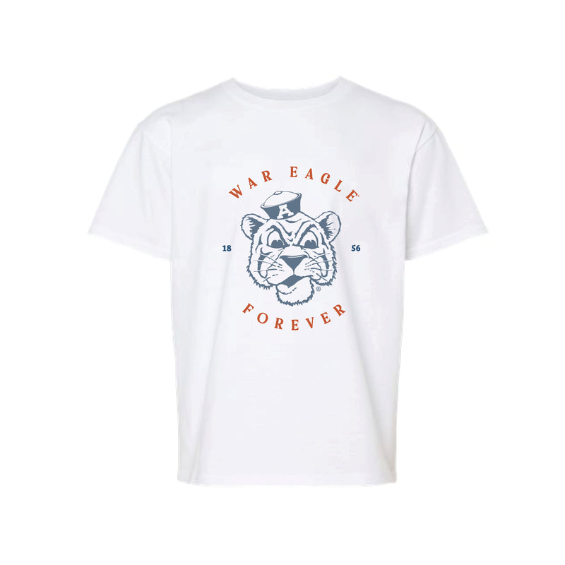 The Beanie Tiger Forever | Youth White Tee