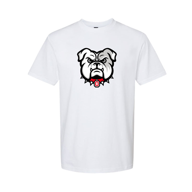 The Bulldog Head Logo | White Tee