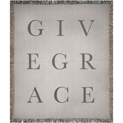 The Give Grace | Woven Blanket