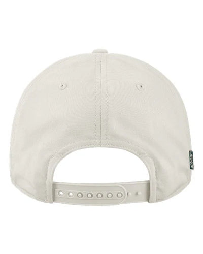 The Groovy Auburn Hat | Embroidered White Cap