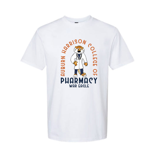 The Pharmacy Aubie Arch | White Tee