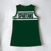 The Michigan State University | Dark Green Classic Cheer Dress