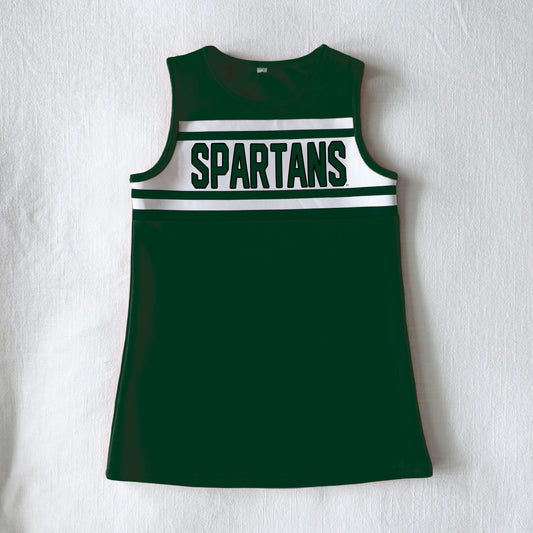 The Michigan State University | Dark Green Classic Cheer Dress