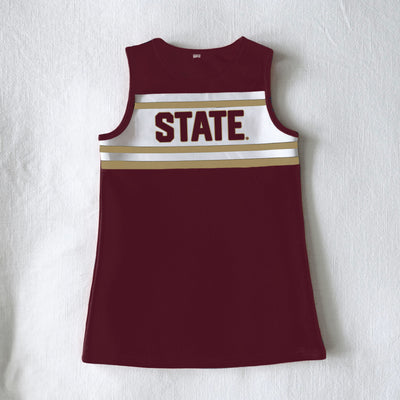 The Texas State University | Maroon Striped Cheer Dress