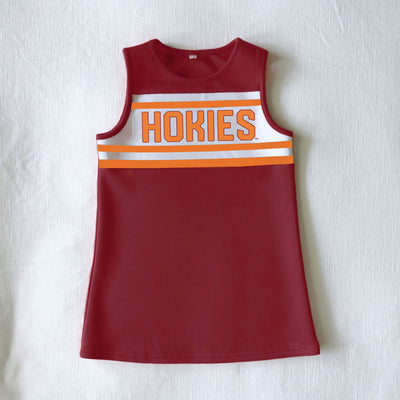 The Virginia Tech | Maroon Striped Cheer Dress