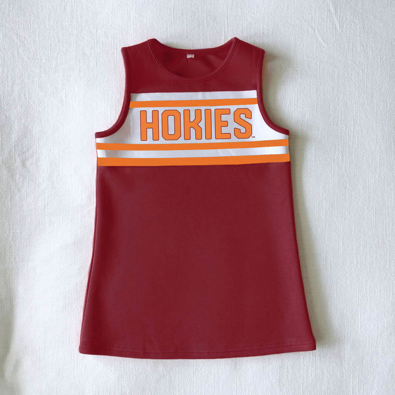The Virginia Tech | Maroon Striped Cheer Dress