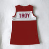 The Troy University | Deep Red Classic Cheer Dress