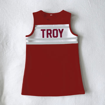 The Troy University | Deep Red Classic Cheer Dress