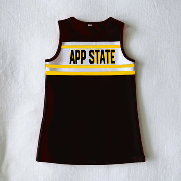 The Appalachian State University | Black Classic Cheer Dress