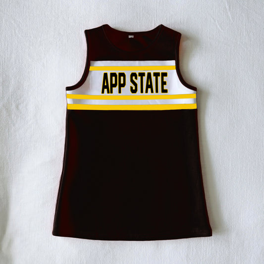The Appalachian State University | Black Classic Cheer Dress